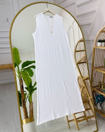 Ella Tam boy İçlik  beyaz