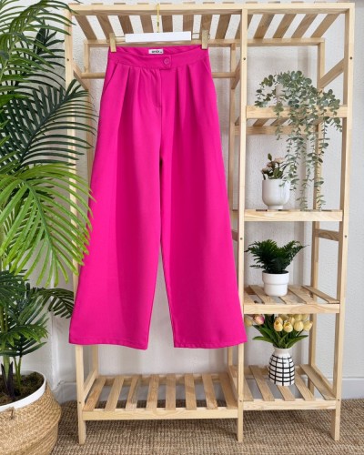 Wenka Palazzo Pantolon fuşya