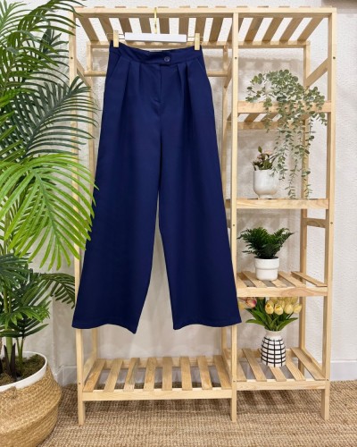 Wenka Palazzo Pantolon lacivert