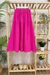 Bade Müslin Etek fuşya