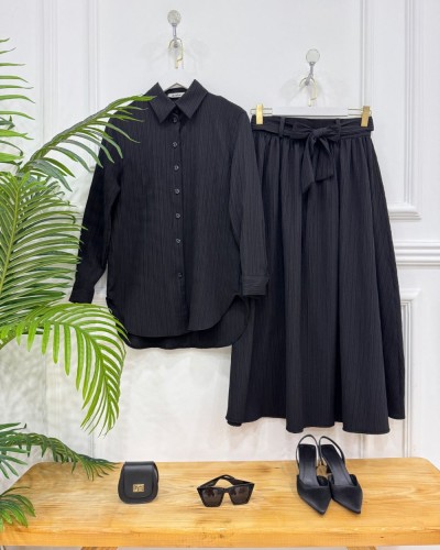 Nehar  İkili Takım siyah 