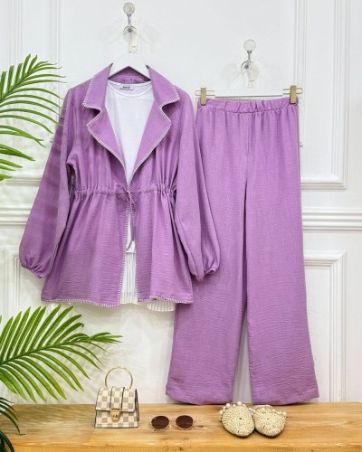 Semma Keten Takım lila