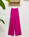 Paraf Triko Pantolon fuşya