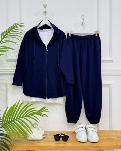 Zişu Oyşo İkili takım lacivert 