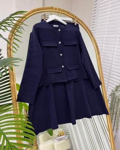 Anya  İkili Takım lacivert