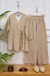 Bonita Kimonalı İkili Takım bej
