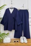 Bonita Kimonalı İkili Takım lacivert