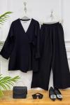 Bonita Kimonalı İkili Takım siyah 
