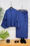 Siera ikili takım indigo