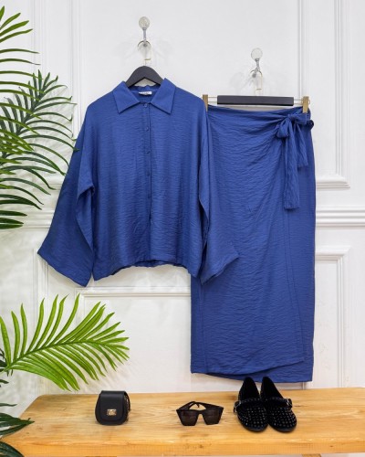 Siera ikili takım indigo