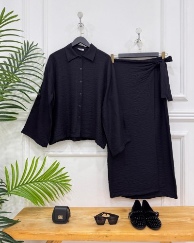 Siera ikili takım siyah