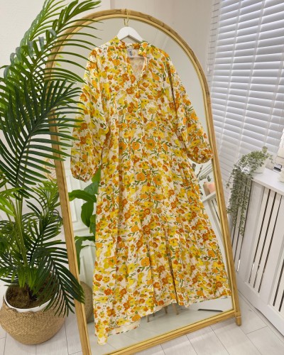 Menekşe  Elbise sarı 