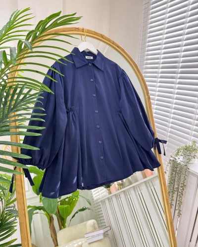 Selena Gömlek lacivert