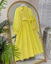 İlyun  Elbise sarı 