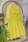 İlyun  Elbise sarı 
