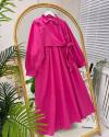 İlyun  Elbise fuşya