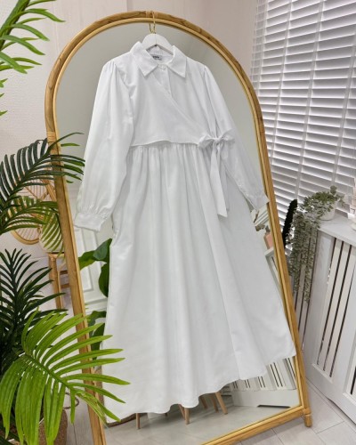 İlyun  Elbise beyaz