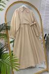 İlyun  Elbise bej