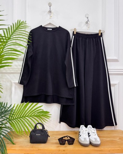 Lidya İkili Takım siyah