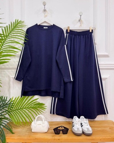 Lidya İkili Takım lacivert