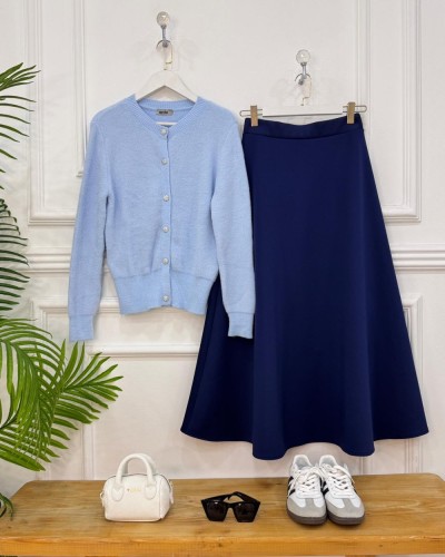 Special Puf Etek lacivert