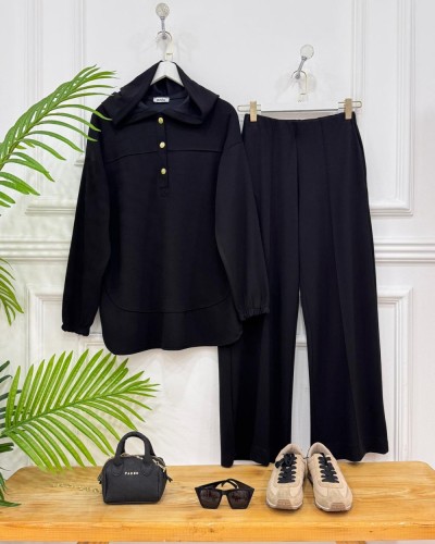 Level ikili Takım siyah