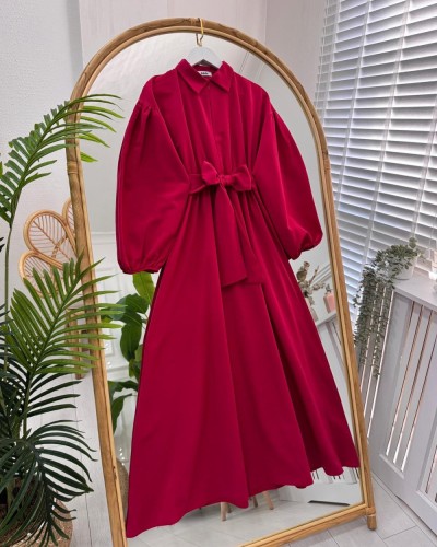 Şimal Elbise kırmızı