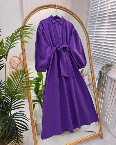 Şimal Elbise mor