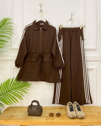 anika  takım kahverengi