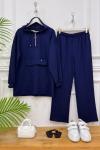 Ejla taşlı ikili Takım lacivert