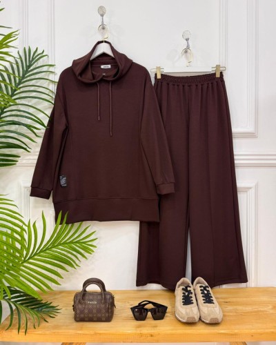 Style  ikili takım Takım kahverengi 