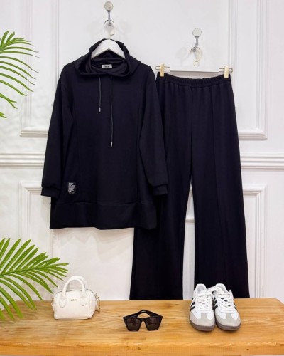 Style ikili takım Takım siyah