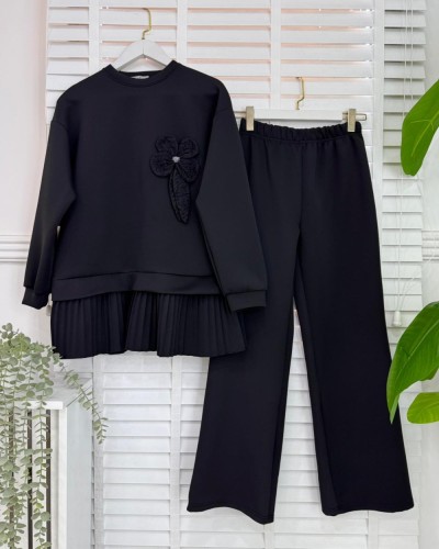 Kayla ikili Takım siyah 