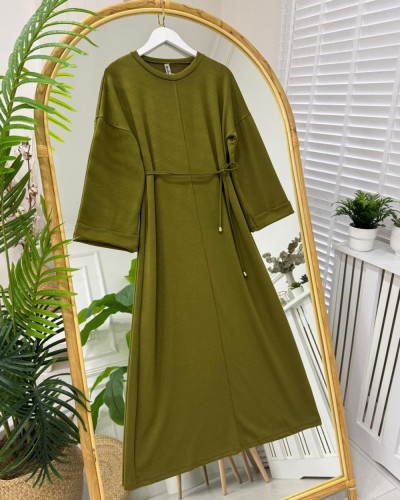  Sentez Oyşo Elbise yağ yeşili