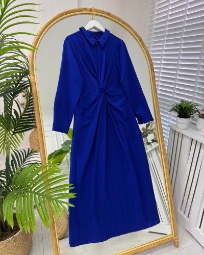 Umay Elbise saks mavi