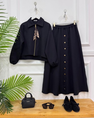 Sensu İkili takım siyah