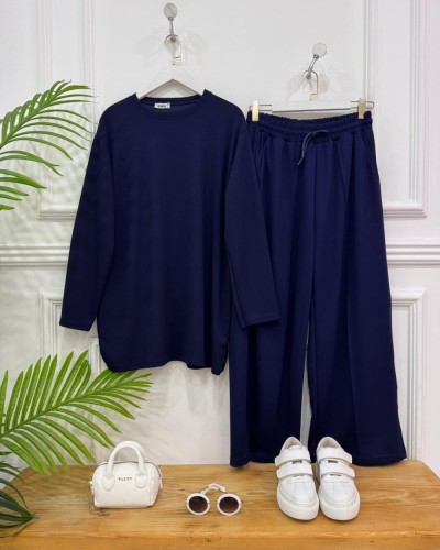 Melike  oyşo ikili takım  lacivert 