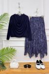 Tuğçe İkili kombin lacivert