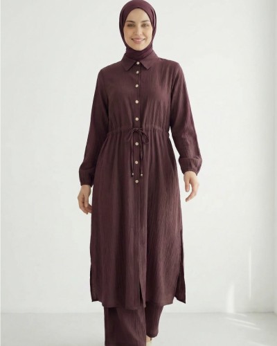 Sere Tam boy ikili Takım  kahve