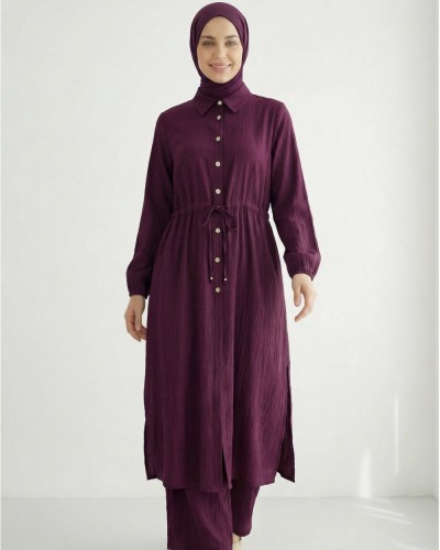 Sere Tam boy ikili Takım  mürdüm