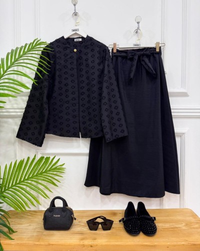 Bengü İkili Takım  siyah