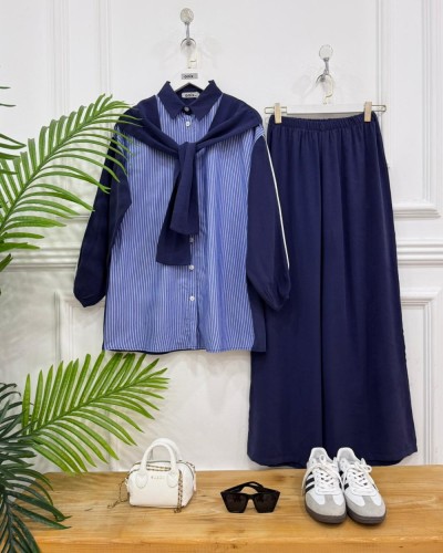 Mika İkili Takım lacivert