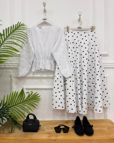 Point Etek beyaz +Gömlek 