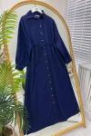 Westa Gömlek Elbise lacivert