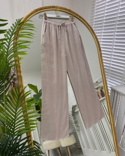 Misna Tensel Pantolon  bej