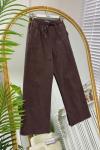 Merva Kot Pantolon kahve