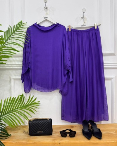 janjan ikili takım mor