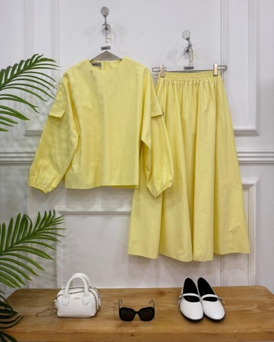 Lavanya ikili Takım sarı