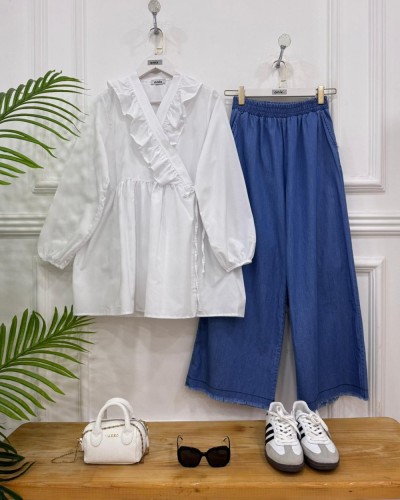 Dexa Kot Pantolon koyu mavi