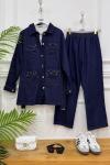 Belfü Kot  ikili Takım  lacivert